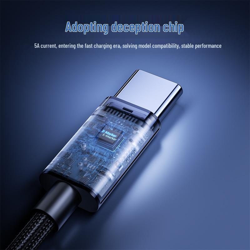 Type-C to DC 100W Fast Charging Cable for HP, Lenovo, Dell Laptops - 2 Meters