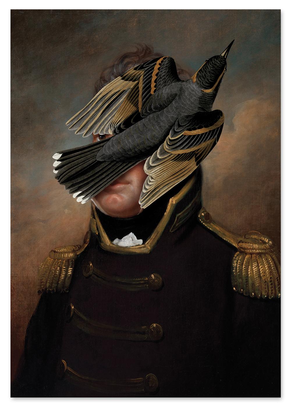 

Plakat pop art portret generał ptaszek 30x40 cm