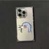 Square Back Tube Protection Clear Case For iPhone 12 16 ProMax 14 Pro Max 13 15 Plus 11 Anti-Oxygen,Eating Full, Little Monster Pattern Casing