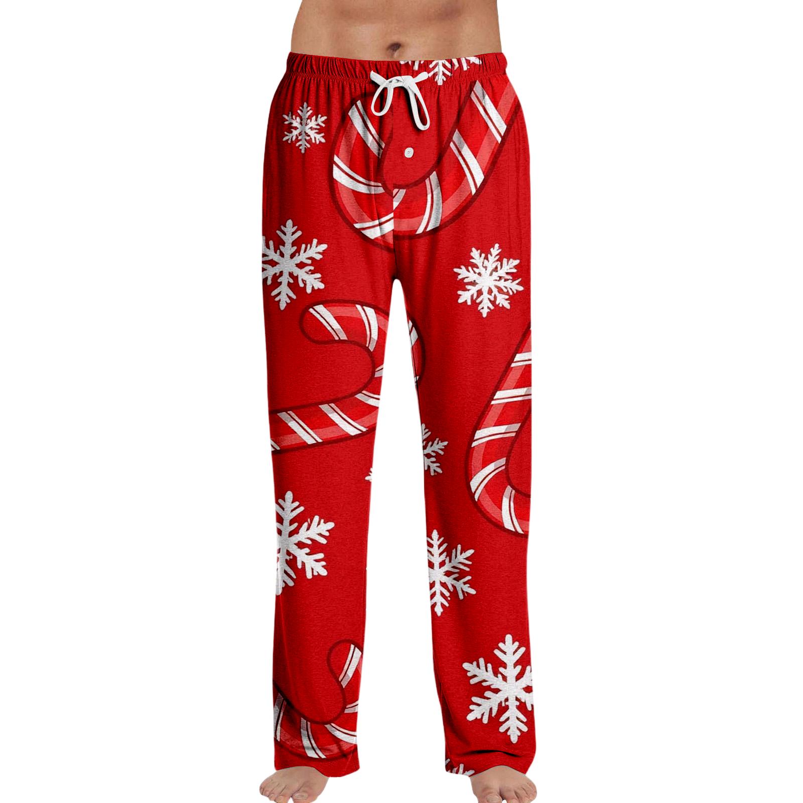 

Смугасті піжамні штани Одяг для сну Повсякденні штани на кулісці з еластичною талією Зручні прямі Штани для йоги Вільні XXL Кіновар