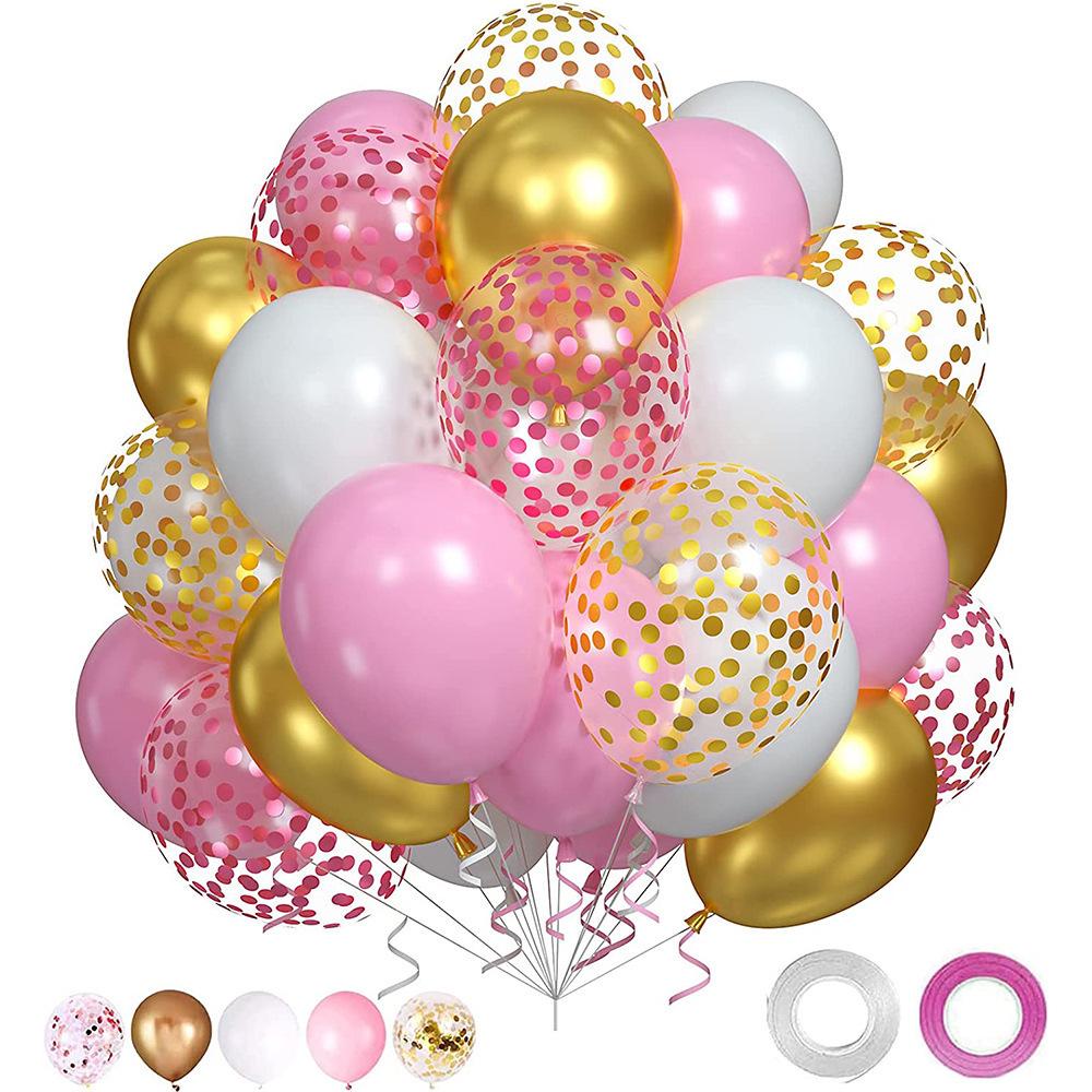 12-Inch Latex Balloon Set: Customizable Decoration Pack