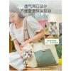 Large Capacity Breathable Canvas Portable Shoulder Pet Carrier Bag For Small Cats And Dogs Outdoor Use