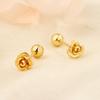 Luxury Rose Flower Cartilage Earring For Women Niche Design Screw Back Stud Earrings High End Elegant Jewelry