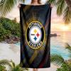 Pittsburgh Steelers Mode Strandtuch Tragbar Weich Schnelltrocknend Handtuch Für Schwimmen Camping Urlaub