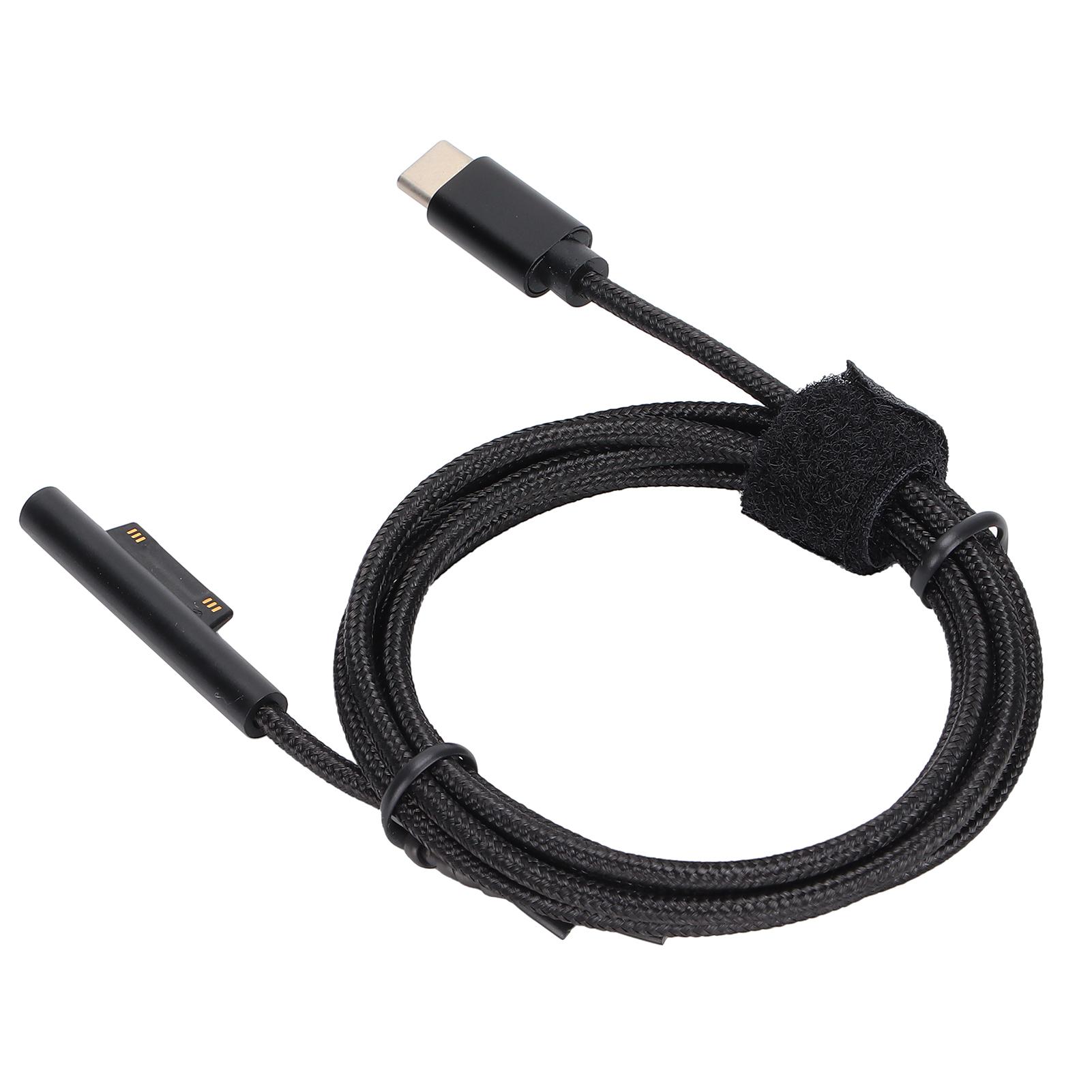 

Кабель-адаптер TypeC Папа к Магнитному, Кабель для зарядки PD для Microsoft Surface Pro3456