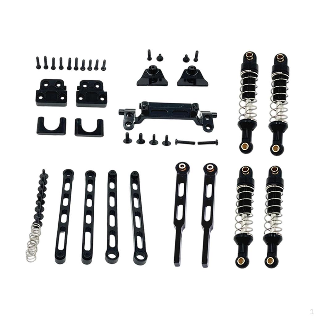 1/12 RC Upgrades Kit Fixing Components Shock Absorber Brackets Front Rear Axle Fixed Pull Rods for