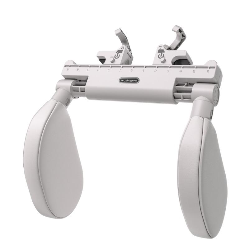 1set 360° Adjustable Auto Cervical Pillow with Memory Foam & Side Pads Ergonomic One-Click Sleep Headrest Universal