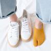 New Low Top Cotton Split-toe Socks Silicone Couple Sandal Socks Thin Socks