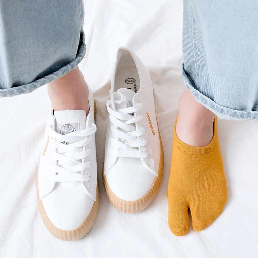 New Low Top Cotton Split-toe Socks Silicone Couple Sandal Socks Thin Socks