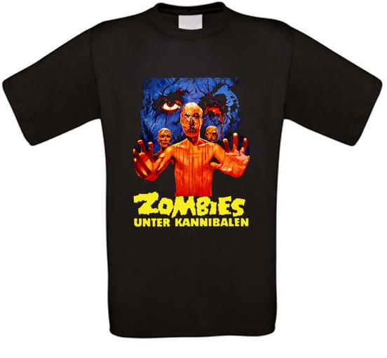 Zombies Under Kannibalen Horror Cult Movie T-Shirt XXXL