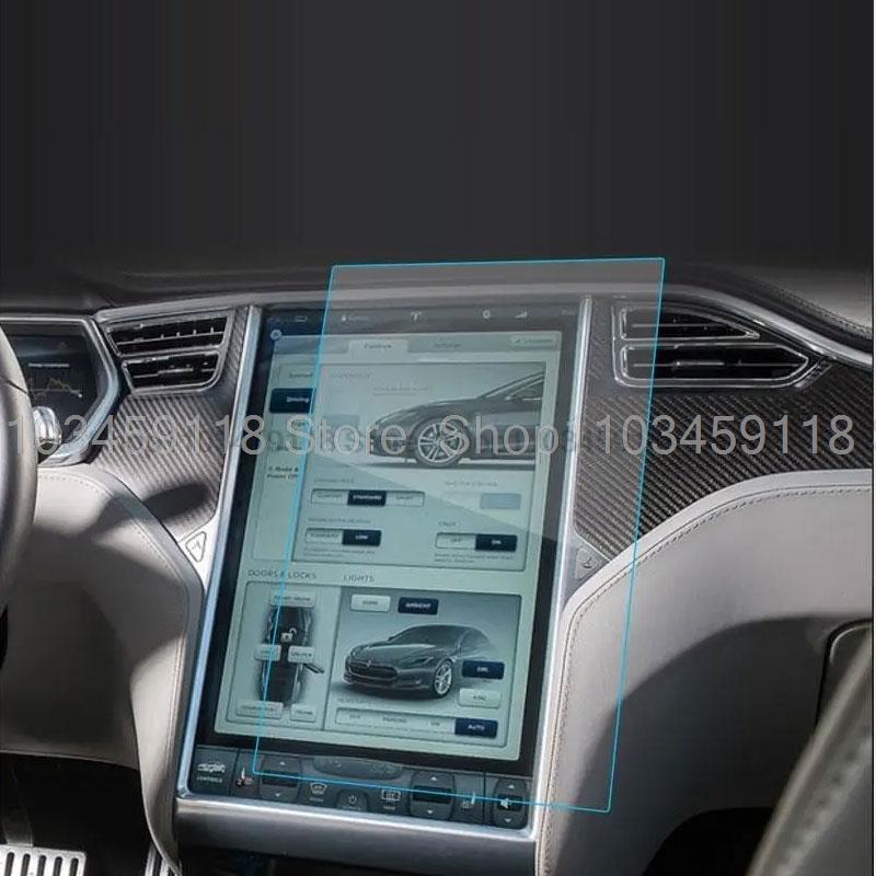 Tempered Glass Screen Protector Film For Tesla Model S 2014-2021 17 inch Car gps Navigation radio anti-scratch accessories