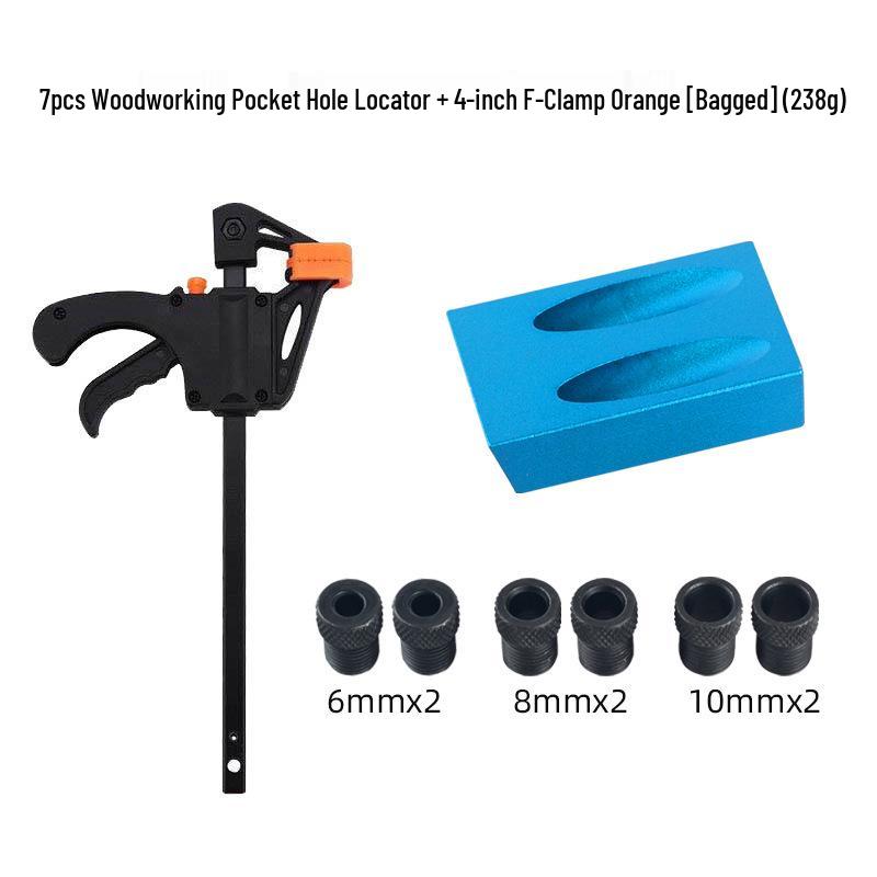 15° Blue Woodworking Oblique Hole Locator Puncher