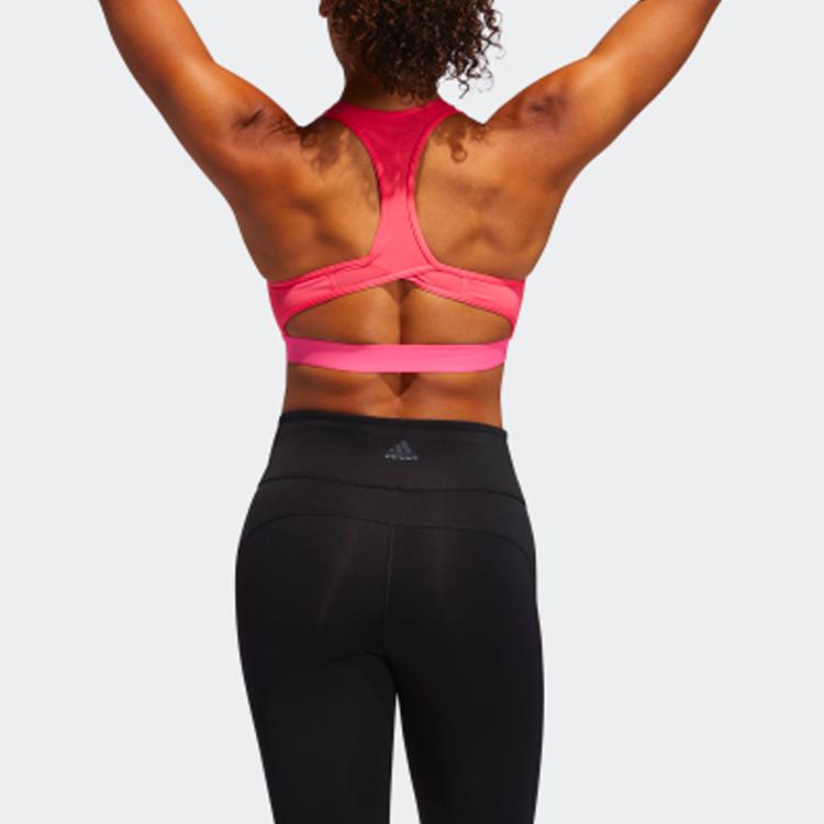 adidas Medium Intensity Fitness Sports Bra Women Underwear Pink EI5428