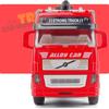1/32 Alloy Water Tanker Model Simulation Fire Transport Vehicle Pull Back Car Inertia Toy Car Metal Children Toy Car