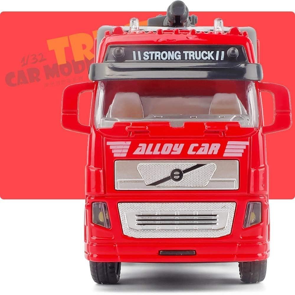 1/32 Alloy Water Tanker Model Simulation Fire Transport Vehicle Pull Back Car Inertia Toy Car Metal Children Toy Car