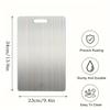 Titanium Cutting Board - Double-Sided Dishwasher Safe, Non-Porous Antibacterial Chopping Board for Kitchen & Outdoor Camping