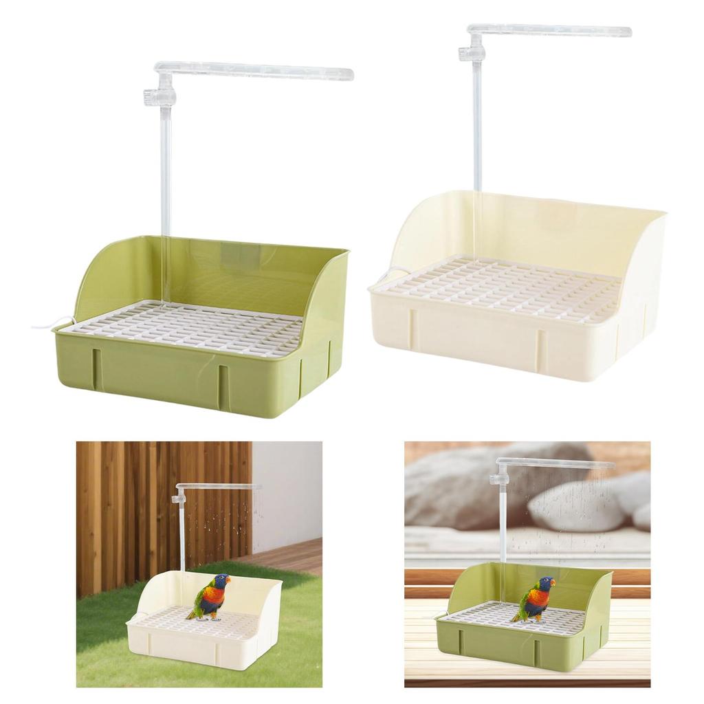 Automatic Bird Bath, Parrot Bath, USB, Electric, Indoor, with Running Water,
