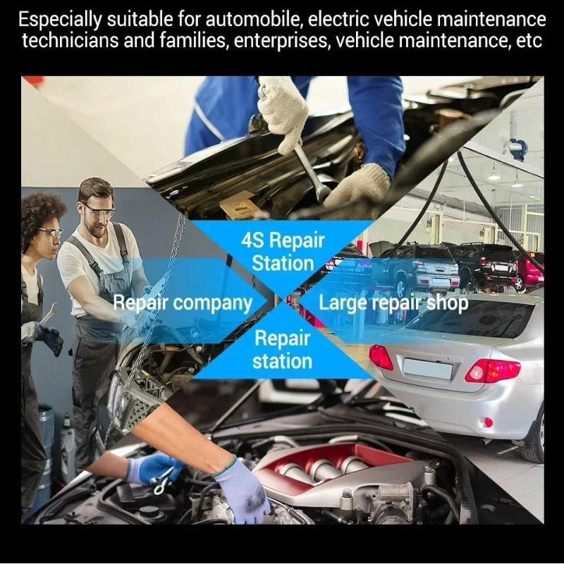 New ANENG BT-171 12V Car Battery Alternator Tester Lightweight Test Clips Multi-Color LED Indicator Vehicle Repair Diagnostic Tools & Digital Display