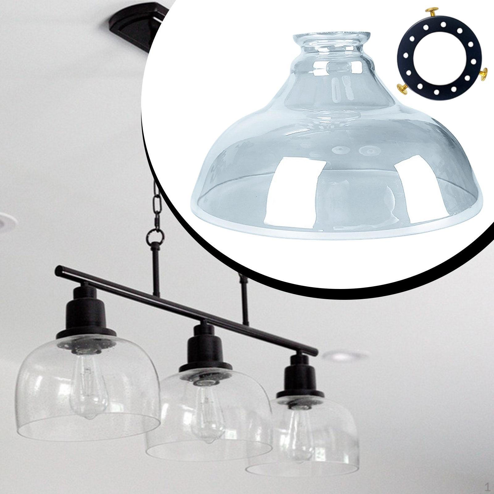 

Стеклянный абажур Домашний декор Легко установить Устойчивый к высоким температурам Сменный абажур Gray