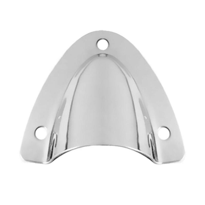 2Pcs Stainless Steel Vent 55mm Midget Clam Shell Wire Cable Vent Cover Boat Marine