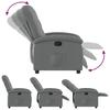 vidaXL Relaxsessel Dunkelgrau Stoff