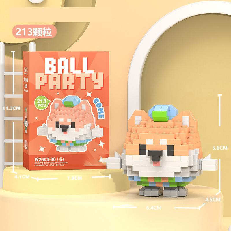 Penguin Constructor Micro Bricks Toys for Children 7 to 10 Year Cat Dog Construction Set for Girl Adults Reindeer Building Block