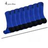 4 Pairs Cycling Socks Running Quick Dry Medium Cylinder Male And Women Sports Fitness In The Tube Solid Color
