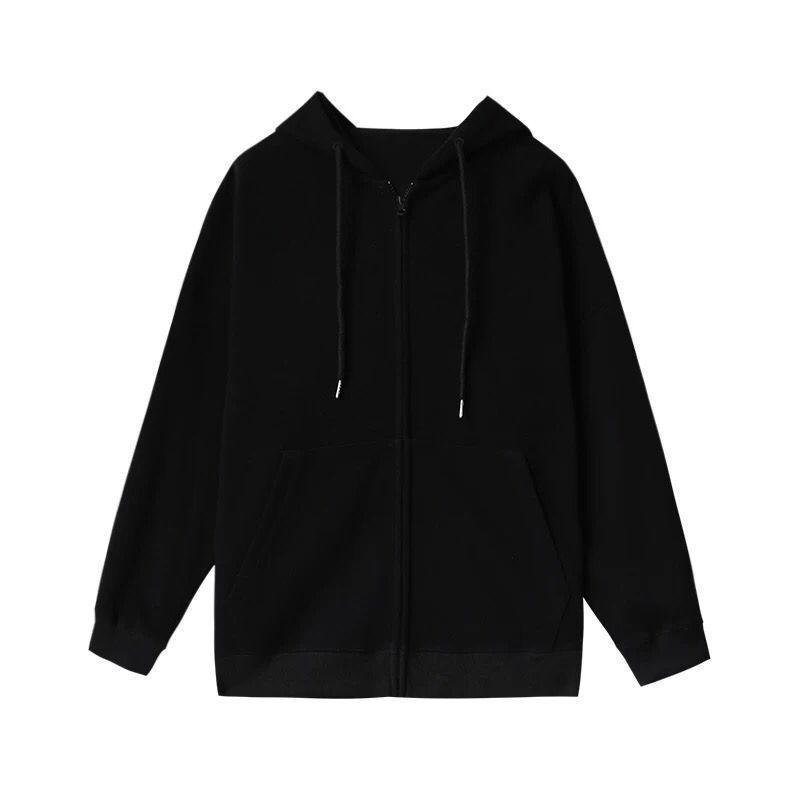 Women's 2022 Korean Style Loose Thin Plus Velvet Hooded Sweatshirt