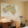 Australia Area Map Educational Map Decorative Hanging Picture for Travel,Educational Tool,Photo Shoot Background