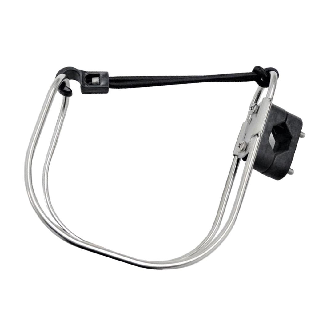 Marine Stainless Steel Life Ring Buoy Bracket Holder with Plastic Mount