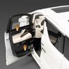 Lqbn4 Large Size 1/18 Toyota Alphard MPV Alloy Car Model Diecast Metal Toy Vehicles Car Model Simulation Sound and Light Children Gift