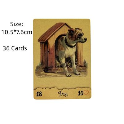 Postcards Lenormand Oracle Cards Tarot Divination Deck