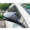For Hyundai Accent Solaris 2012-2016 Car Rearview Side Mirror Cover Wing Cap Exterior Door Sticker Case Trim Carbon Fiber