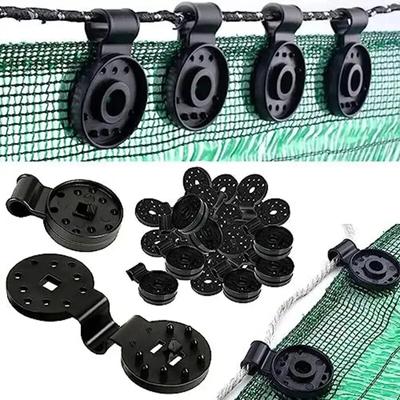 50 Stück Schattentuch-Clips, Schattenstoff-Klemmen, Ösen für Netz-Mesh-Abdeckung, Sonnenschutzstoff im Garten, Hinterhof, Gewächshaus-Fixierer