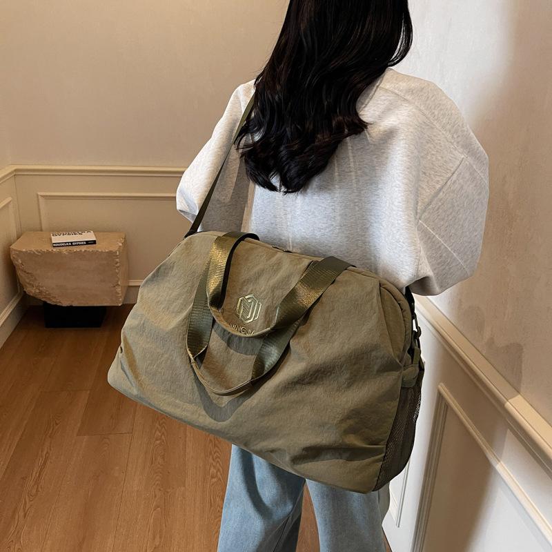 Dry-wet Separated Women's Sports Bag, Casual Fitness Yoga Bag, Simple and Fresh, Short Trip Hand-held Travel Bag