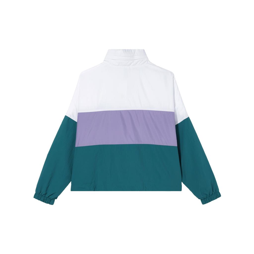 Adidas Chaqueta Deportiva Tejida Transpirable con Capucha Color Neo Contraste para Mujer Blanco Verde HM7442