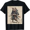 Samurai Frog Warrior Japanese Ukiyo-e Art Vintage Aesthetic T-Shirt
