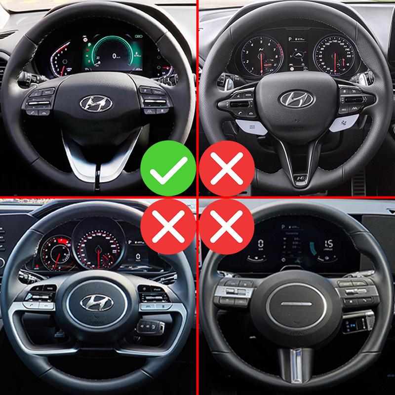 Shifter Paddle For Hyundai Veloster JS 2018 Ioniq EV KONA Electric I30 PD Hybrid  Car Steering Wheel Gear Extension Stickers