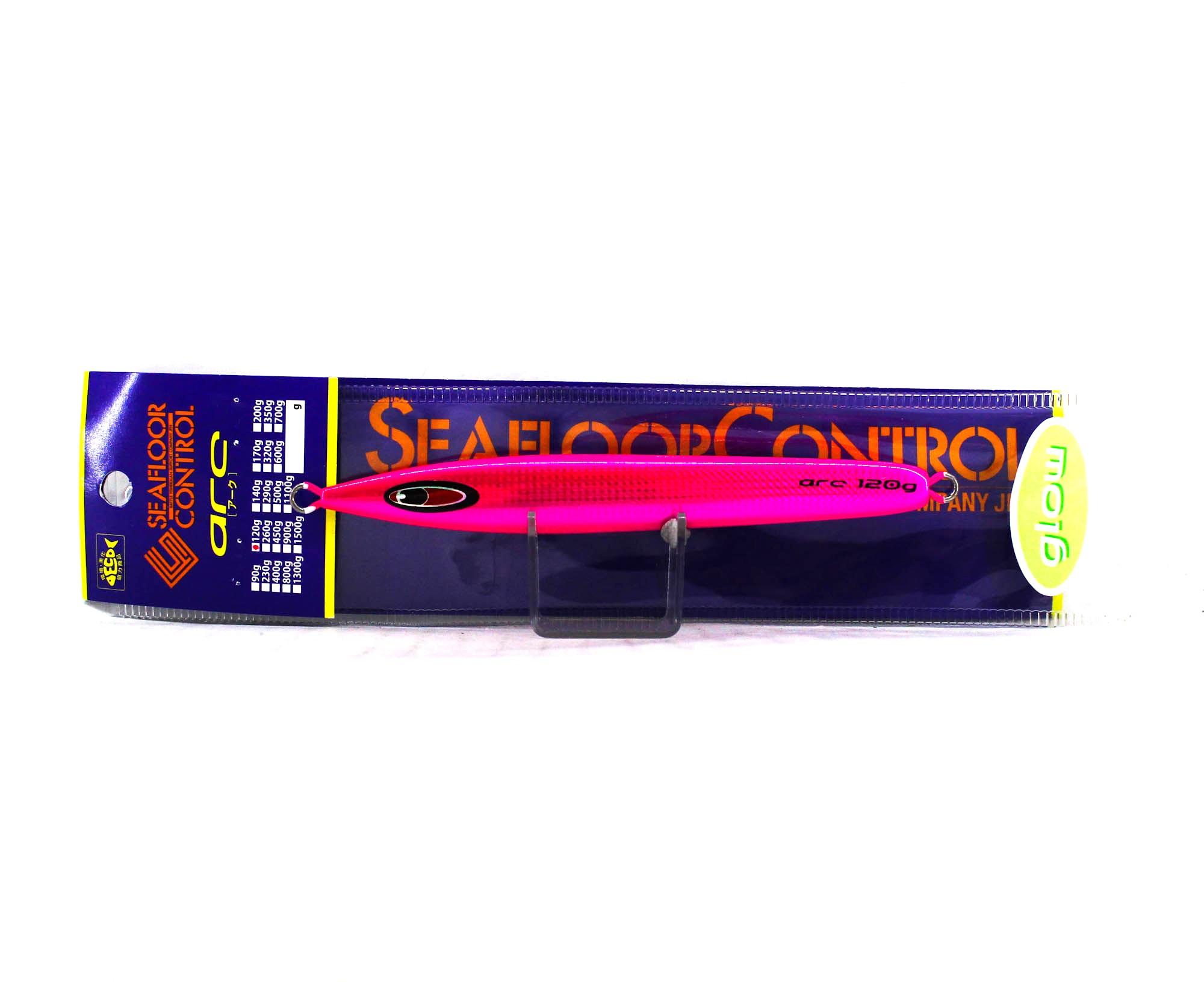 

Контроль дна Металлическая джиг-приманка Arc 120 грамм Chart Pink Zebra Glow GR (0905)