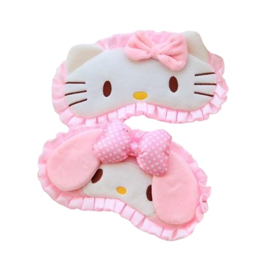 My Melody Hello Kitty Eye Mask, Cute Sleep Aid, Father's Day Gift, Lover, Mother, Birthday Gift, Soft To the Touch, No Pressure, Cute Item, Gift, Unof