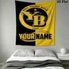 Custom Yb Wall Hanging Printed Fabric Blanket Decorative Tapestries for Bedroom Living Room Home Decor