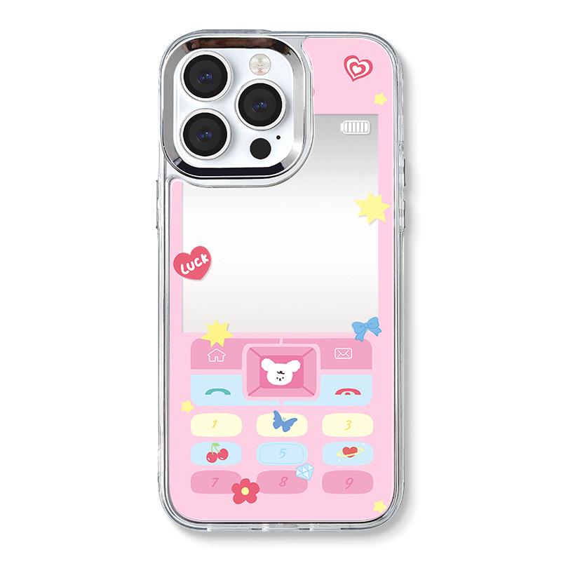 Zhitai iPhone Case: 3-in-1 Mirror Design for Apple 15/16 Pro Max, 12, 14, X, XR with Bracelet Feature