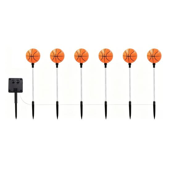 Yousheng Solar Soccer Light Outdoor, 8 Modes Color Changing Football Garden Stake Light, Waterproof Landscape Lamp for Yard Patio Lawn, Sports Fan