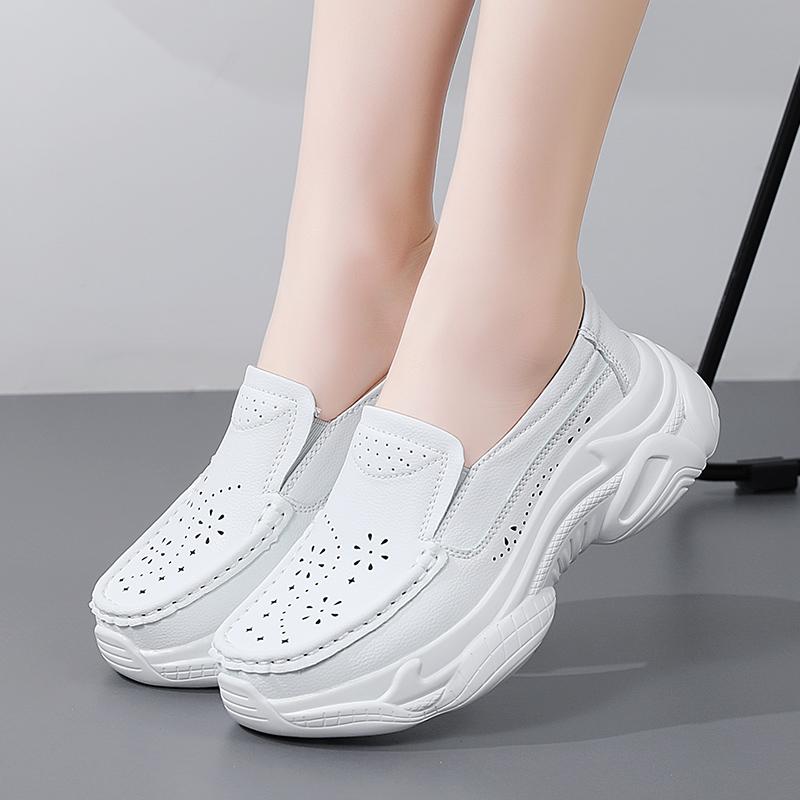 Women's Shoes Thick Bottom Platform Soled Shoes Women's Wedges 35-40