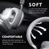 Stereo Sound Headsets Foldable Deep Bass Wireless Bluetooth Headphones with HD Mic Noise Reduction Gamer Earphones for Iphone PC