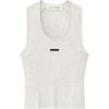 Essentials Ss26 Rib Fitted Tank Top Women Tops 125SP267063FW