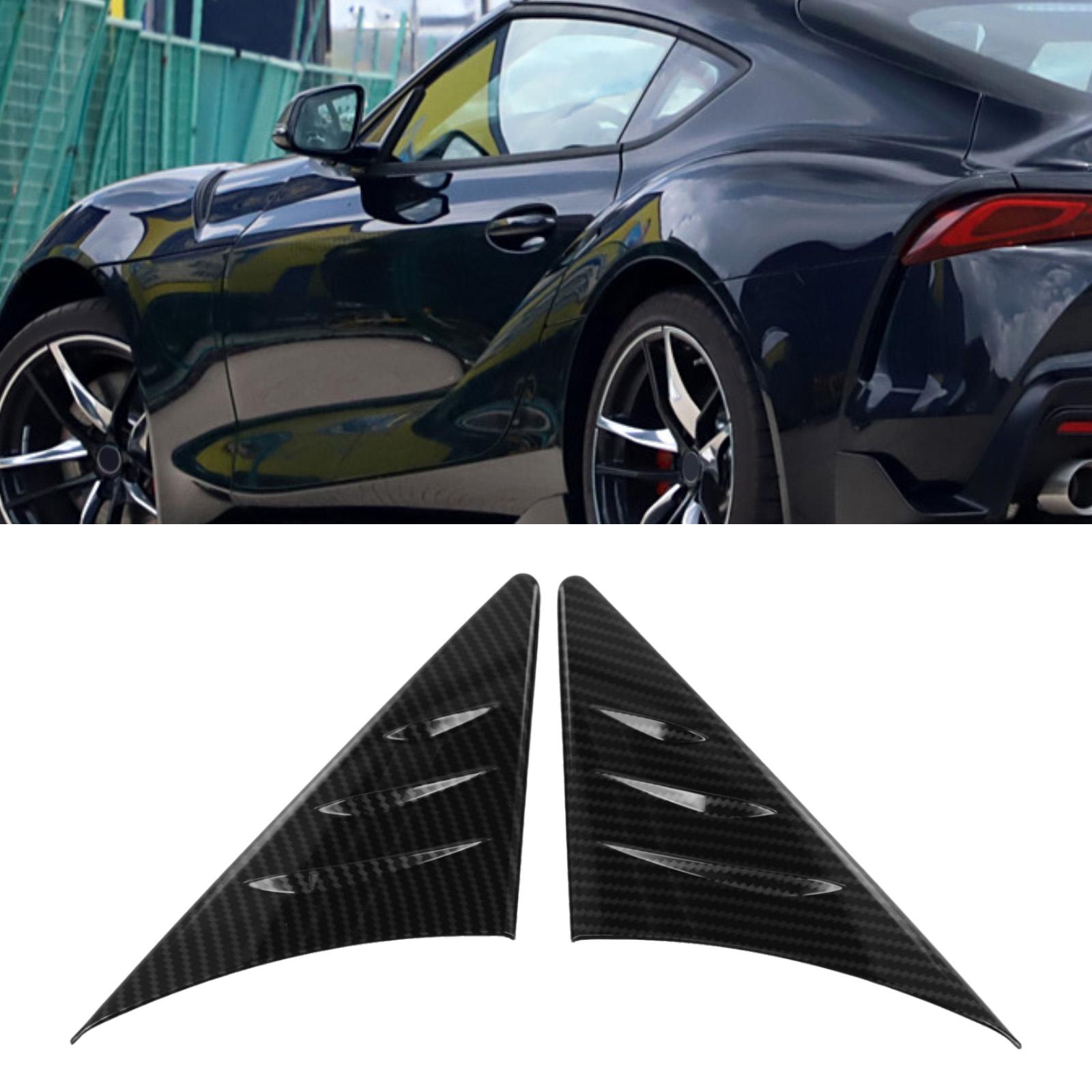 

Carbon Fiber ABS Anti Wind Buffeting Trim for 2019 2025 For Toyota For Supra A90 Boost Driving Comfort and Vehicle Appeal China Mainland