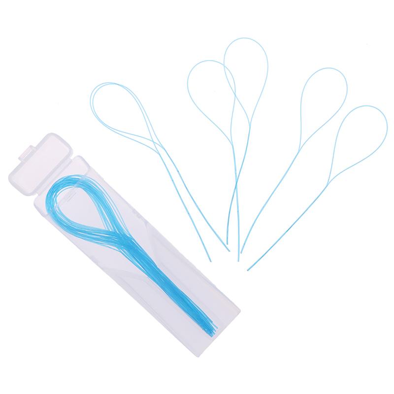 70ks/krabice Návlek na zubní nit Dental Traction Line 0,5 mm Návlek na korunku, rovnátka, můstek, implantát Nástroj na protahování rovnátek