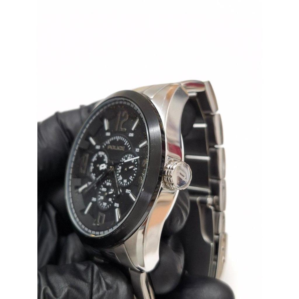 Used [Used Watch] POLICE Atlanta Chronograph Black Dial Men's Quartz Watch Real Estate