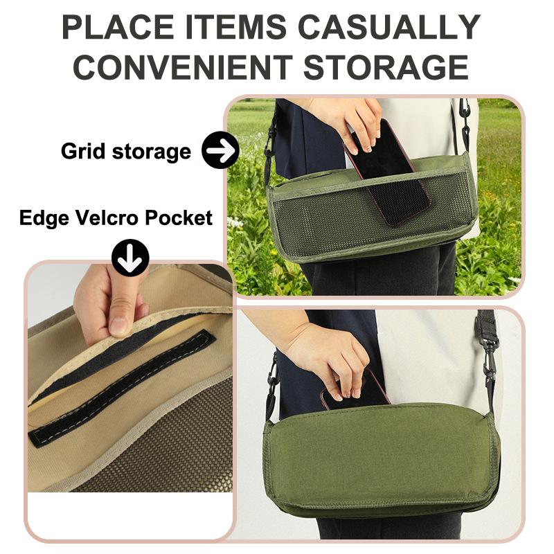 Foldable Backpack Stool Portable Folding Stool With Carry Bag Lightweight Mini Easy Carry Outdoor Chair For Travel